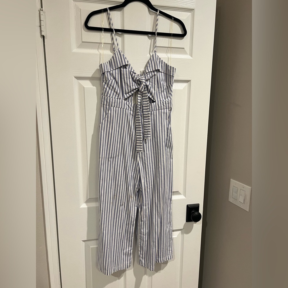 Striped jumpsuit
